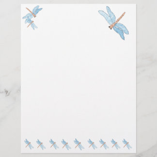 Blue Dragonfly Letterhead