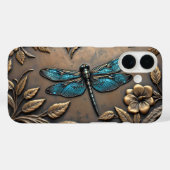 BLUE DRAGONFLY METAL DESIGN Case-Mate iPhone HÜLLE (Rückseite (Horizontal))