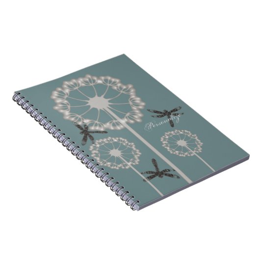 Blue Dragonfly Notebook Notizblock (Rechte Seite)