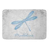 Blue Dragonfly Personalisiert Bath Mat Badematte (Vorderseite)
