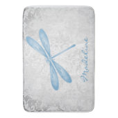 Blue Dragonfly Personalisiert Bath Mat Badematte (Vorderseite Vertikal)