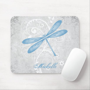 Blue Dragonfly Personalisiert Mouse Pad Mousepad