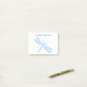 Blue Dragonfly Post It Note Pad Post-it Klebezettel (Auf Schreibtisch)