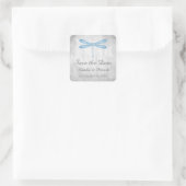 Blue Dragonfly Save the Date Stickers (Tasche)