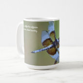 Blue Dragonfly Scripting Tasse Cup (Vorderseite Links)