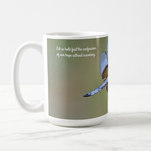 Blue Dragonfly Scripting Tasse Cup (Links)