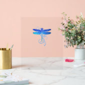 Blue Dragonfly Shirt Wasserfarben Acrylschild (Hochzeit)