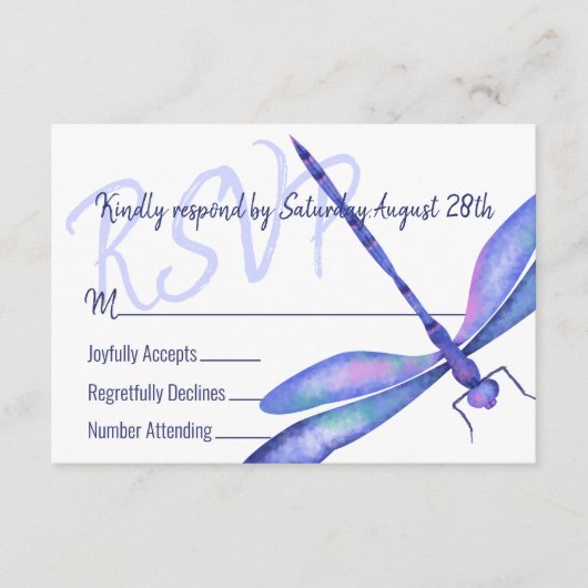 Blue Dragonfly UAWG Enclosure Card Hinweiskarte (Vorderseite)