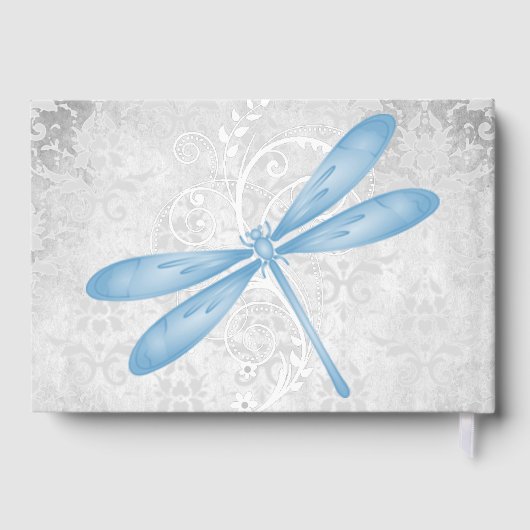 Blue Dragonfly Wedbook Gästebuch (Rückseite)
