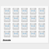 Blue Dragonfly Wedding Stickers (Blatt)