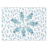 Blue Dragons Chinoiserie Ginger Jar Jars Tablecl Tischdecke (Vorderseite (Horizontal))