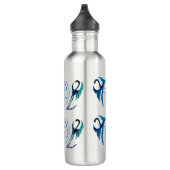 Blue Dragons Fantasy Animal Named Edelstahlflasche (Rechts)