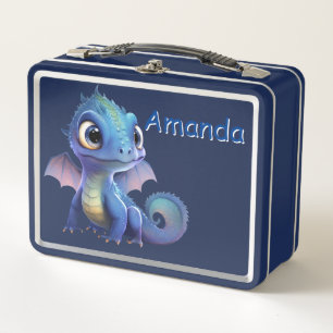 Blue Dragons Metal Lunchbox anpassen