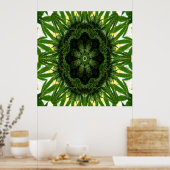 Blue Dream Mandala... Poster (Küche)