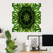 Blue Dream Mandala... Poster (Heimbüro)