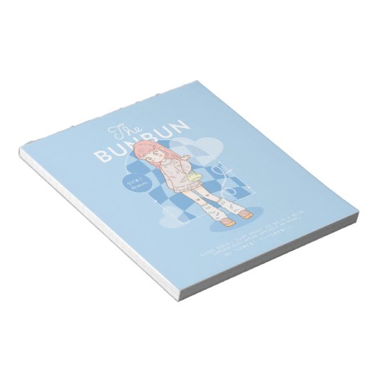 Blue Dream Pink  Notizblock (angewinkelt)