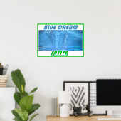 BLUE DREAM SATIVA POSTER (Heimbüro)