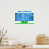 BLUE DREAM SATIVA POSTER (Küche)