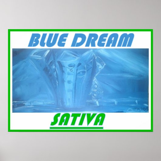 BLUE DREAM SATIVA POSTER (Vorne)