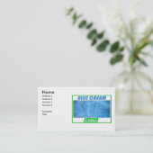BLUE DREAM SATIVA VISITENKARTE (Stehend Vorderseite)