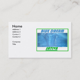 BLUE DREAM SATIVA VISITENKARTE