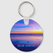 Blue Dream Sunset Santa Monica Schlüsselanhänger (Vorderseite)