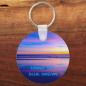 Blue Dream Sunset Santa Monica Schlüsselanhänger (Vorderseite)