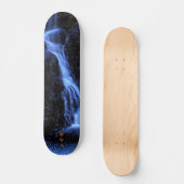 Blue Dream Wasserfall Skateboard Wandkunst (Vorderseite)