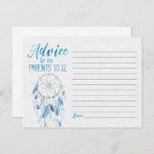 Blue Dreamcatcher Advertising Card Postkarte (Vorne/Hinten)