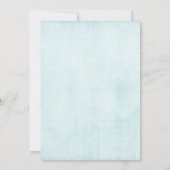 Blue Dreamcatcher mit Blume & Feathers Geburtstag Einladung (Rückseite)