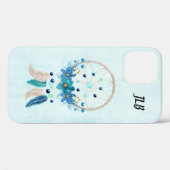 Blue Dreamcatcher Stylish Boho Design Case-Mate iPhone Hülle (Rückseite (Horizontal))