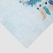 Blue Dreamcatcher Stylish Boho Design Seidenpapier (Ausschnitt)