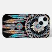Blue Dreamcatchers Mystical Case-Mate iPhone Hülle (Rückseite (Horizontal))