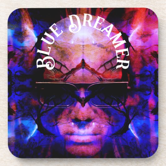 Blue Dreamer Getränkeuntersetzer (Vorderseite)