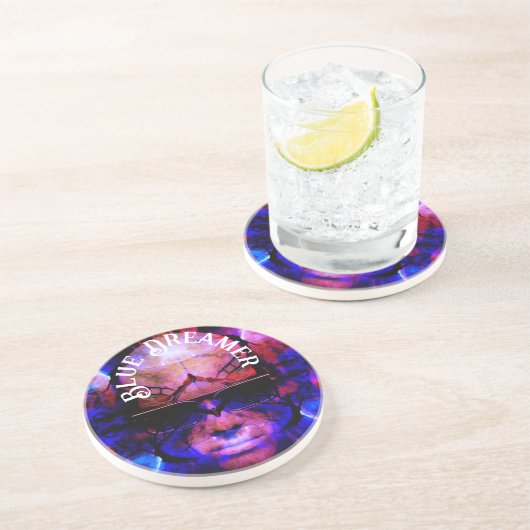 Blue Dreamer Getränkeuntersetzer (Seite)