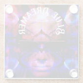 Blue Dreamer Glasuntersetzer (Rückseite)