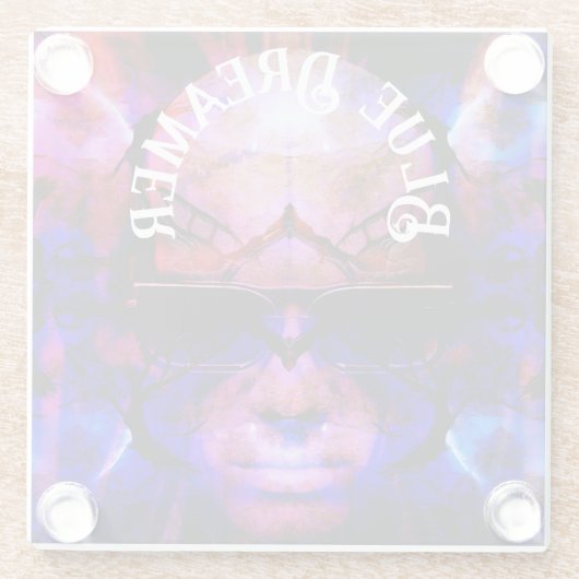 Blue Dreamer Glasuntersetzer (Rückseite)