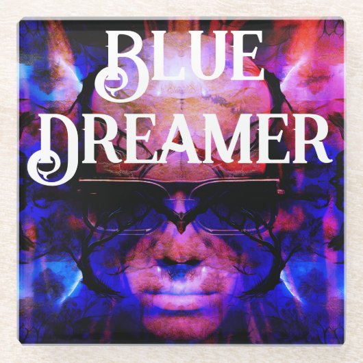 Blue Dreamer Glasuntersetzer (Vorderseite)
