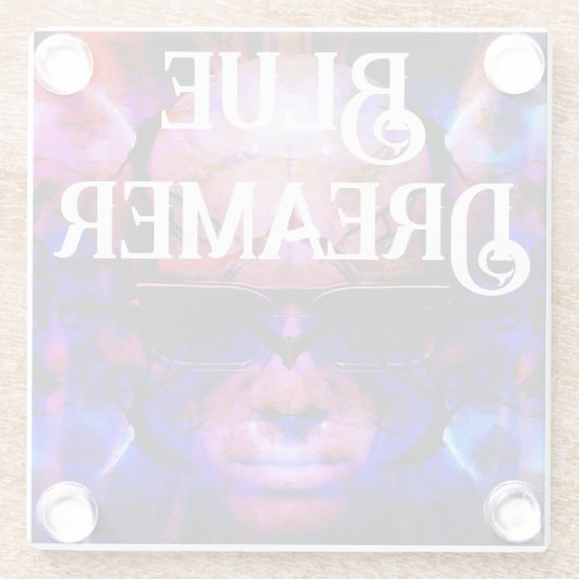 Blue Dreamer Glasuntersetzer (Rückseite)