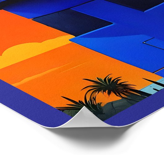 Blue Dreamers Poster (Ecke)