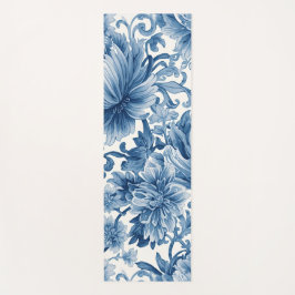 Blue Dreams | Floral Watercolor Chinoiserie Yogamatte