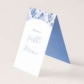 Blue Dreamy Table Markers (Rückseite)