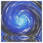 Blue Drehung Abstrakt Art Stoff (Nahaufnahme)