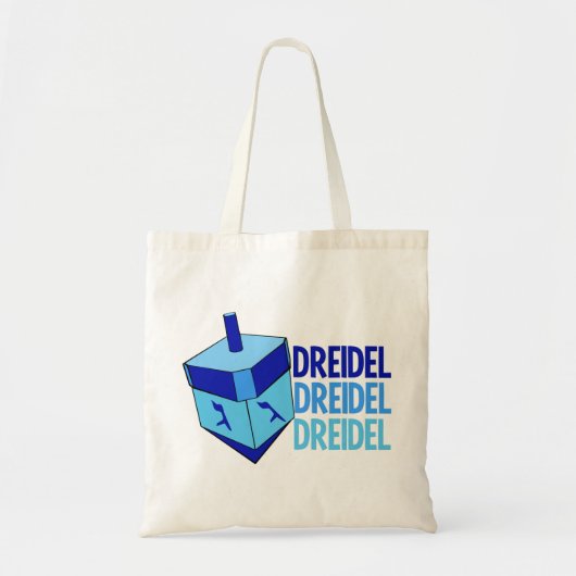 Blue Dreidel Tragetasche (Vorne)