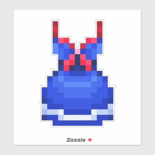 Blue Dress Aufkleber (Blatt)