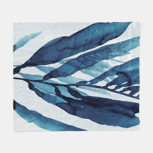 Blue Drift I Fleecedecke (Vorderseite (Horizontal))