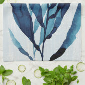 Blue Drift I Geschirrtuch (Gefaltet)