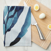 Blue Drift I Geschirrtuch (Viertel Falte)