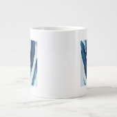 Blue Drift I Jumbo-Tasse (Vorderseite)