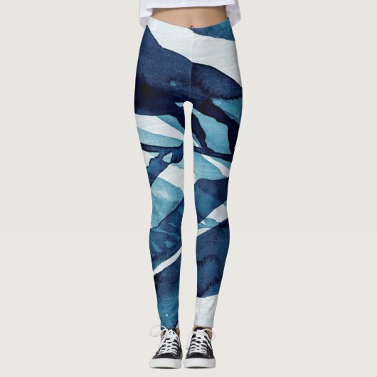 Blue Drift I Leggings (Vorderseite)